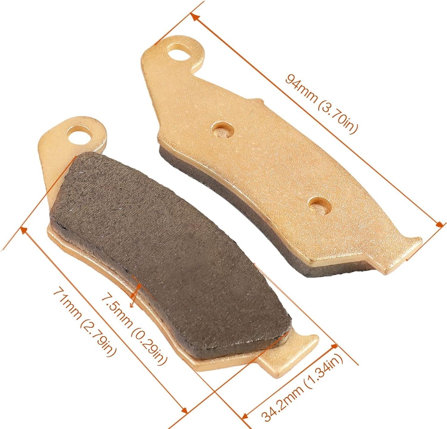 Brake Pads Front Rear for Kawasaki CRF 230L XR 250 XR 400 XR650L for Kawasaki KX