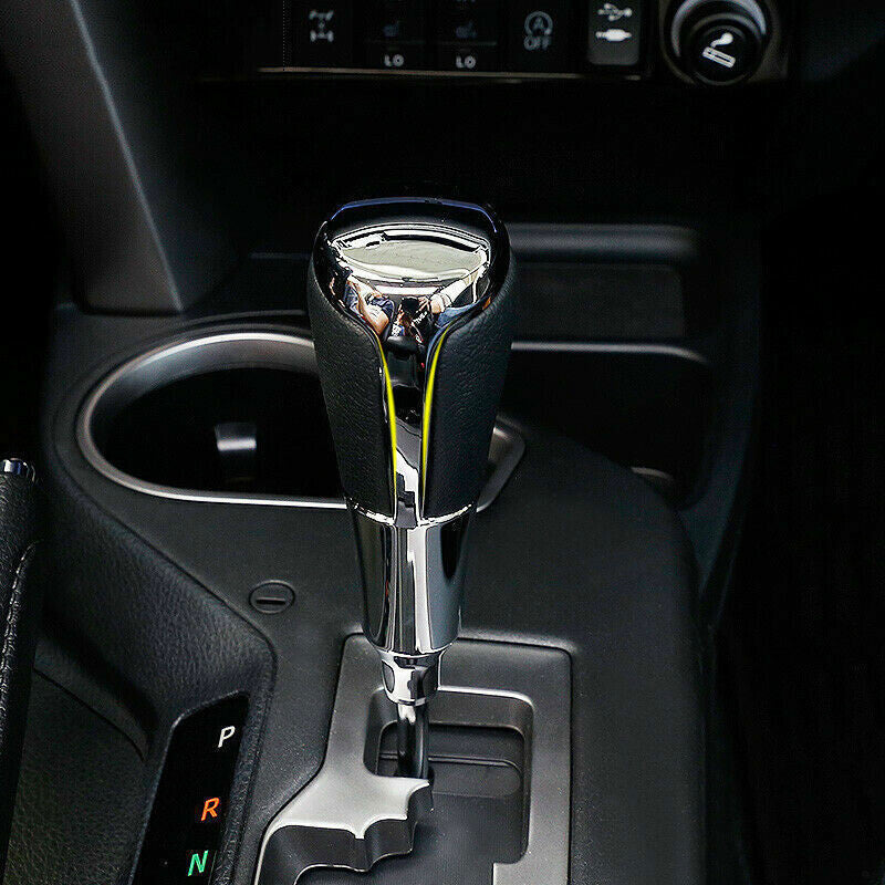 Chromed Car Interior Gear Shift Knob Cover Cap Trim for Toyota RAV4 2013-2018