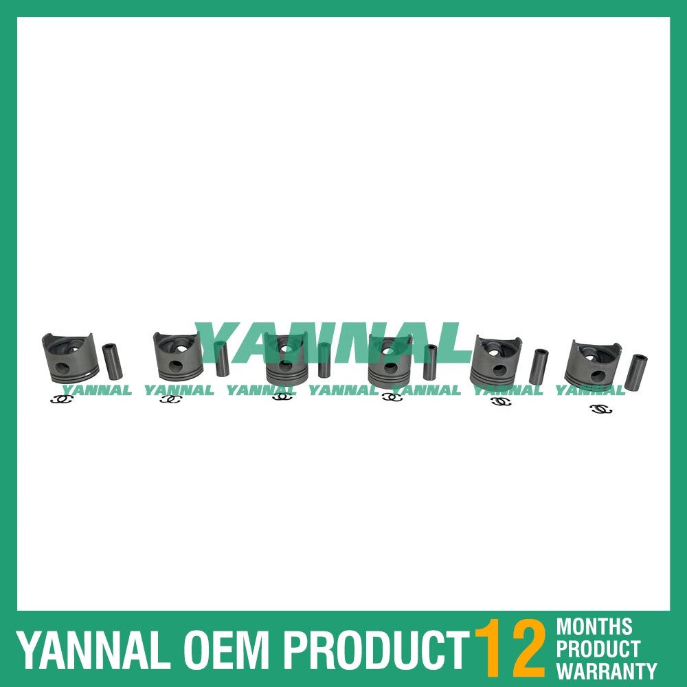 4x 2H Piston Kit STD for Toyota Diesel Engines
