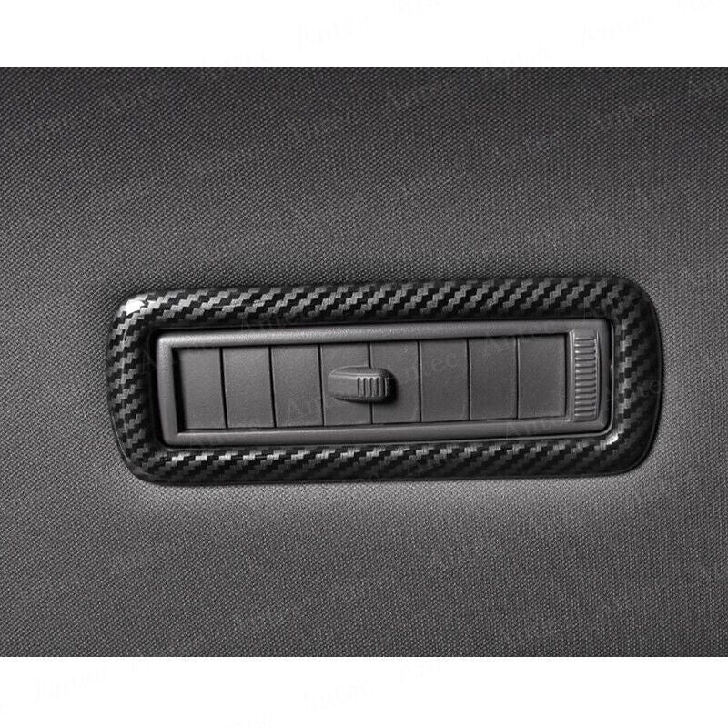 4P Carbon Rear Upper Air Outlet Vent Molding Cover Trim for Toyota for Sienna 21-24