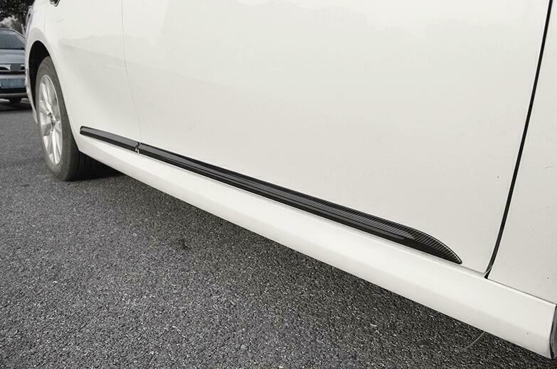 for Toyota for Camry 2018-23 Carbon Fiber Side Door Body Guard Molding Cover Trim 4x
