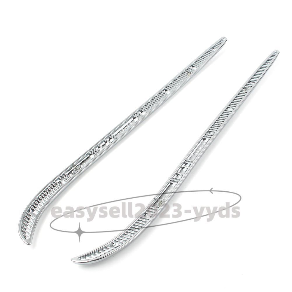 Front Fairing Scoop Trim Eyebrows Accent Trim for Honda Glodwings GL1800 01-11