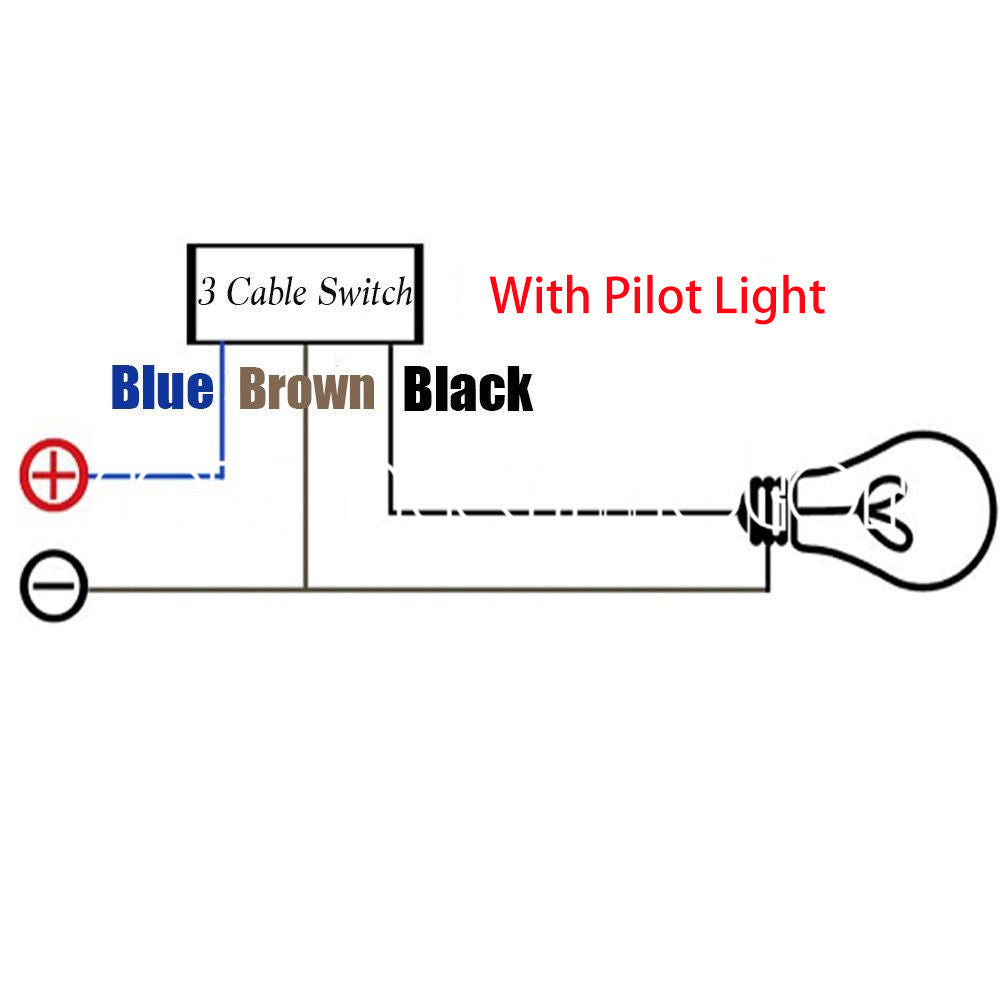 7/8 Motorcycle Handlebar Headlight Light Switch On Off On Waterproof Chrome