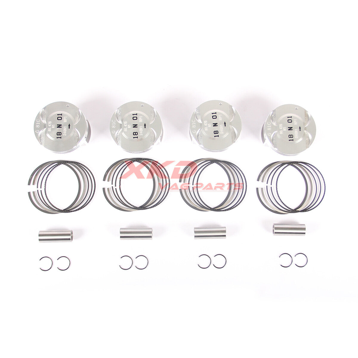 1.8L STD Pistons Rings Kit Fit for Buick for Chevrolet Sonic 12-18 for Cruze 11-15