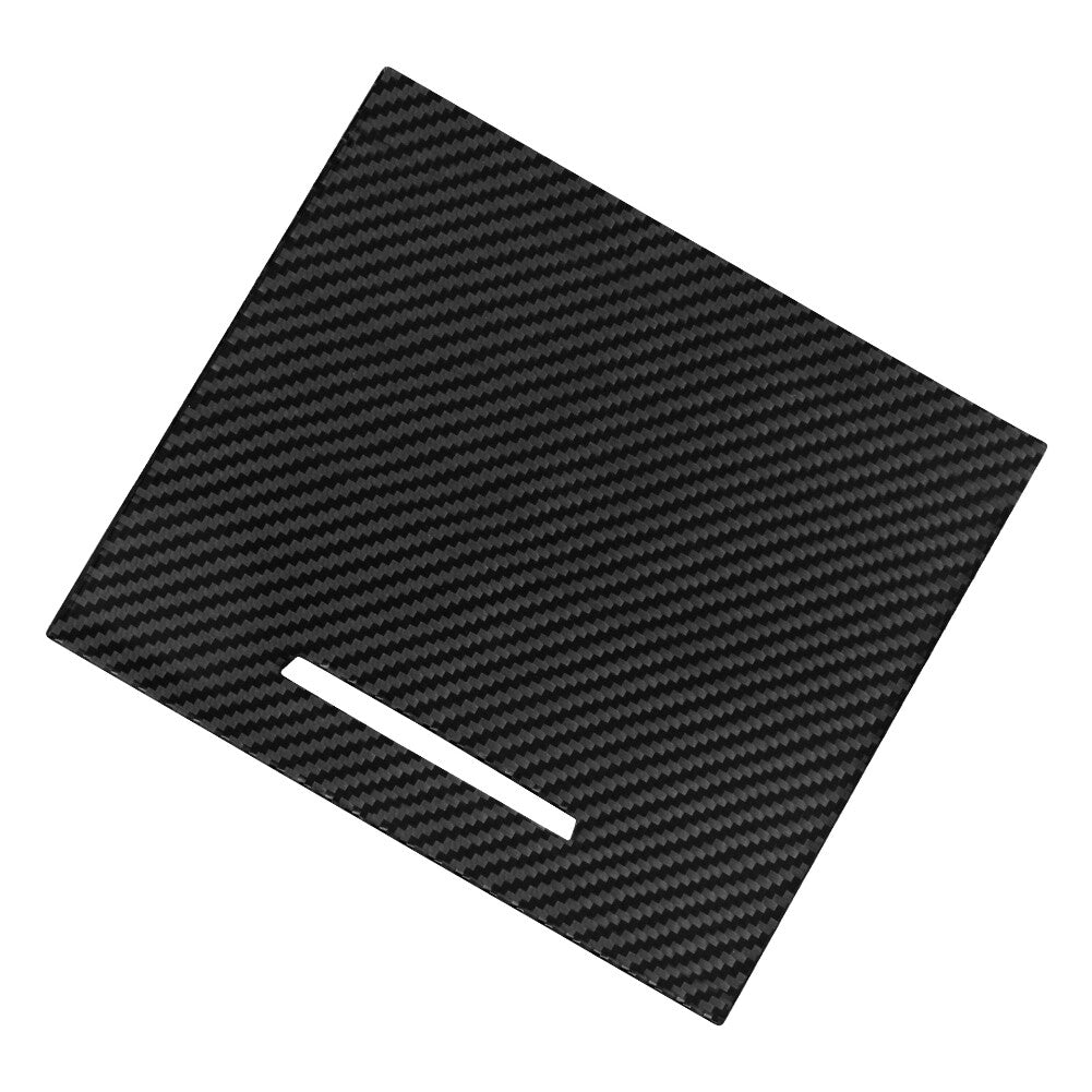 Carbon Fiber Center Storage Box Panel Cover Trim for Ford Explorer 2020-2023