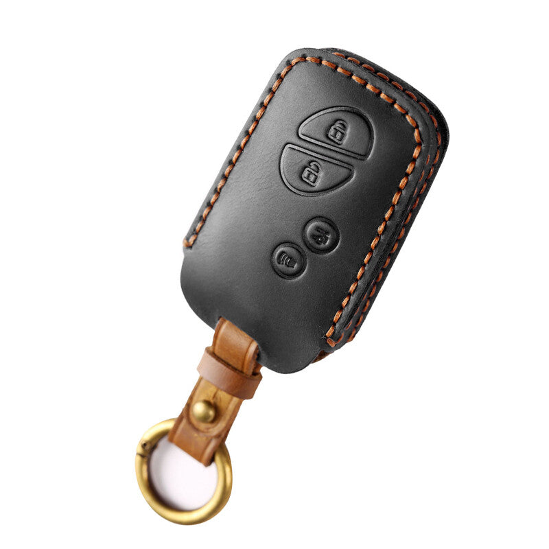 4 Button Leather Key Cover Fob Case Fit for Lexus IS250 IS350 IS-F GS350 GS450h
