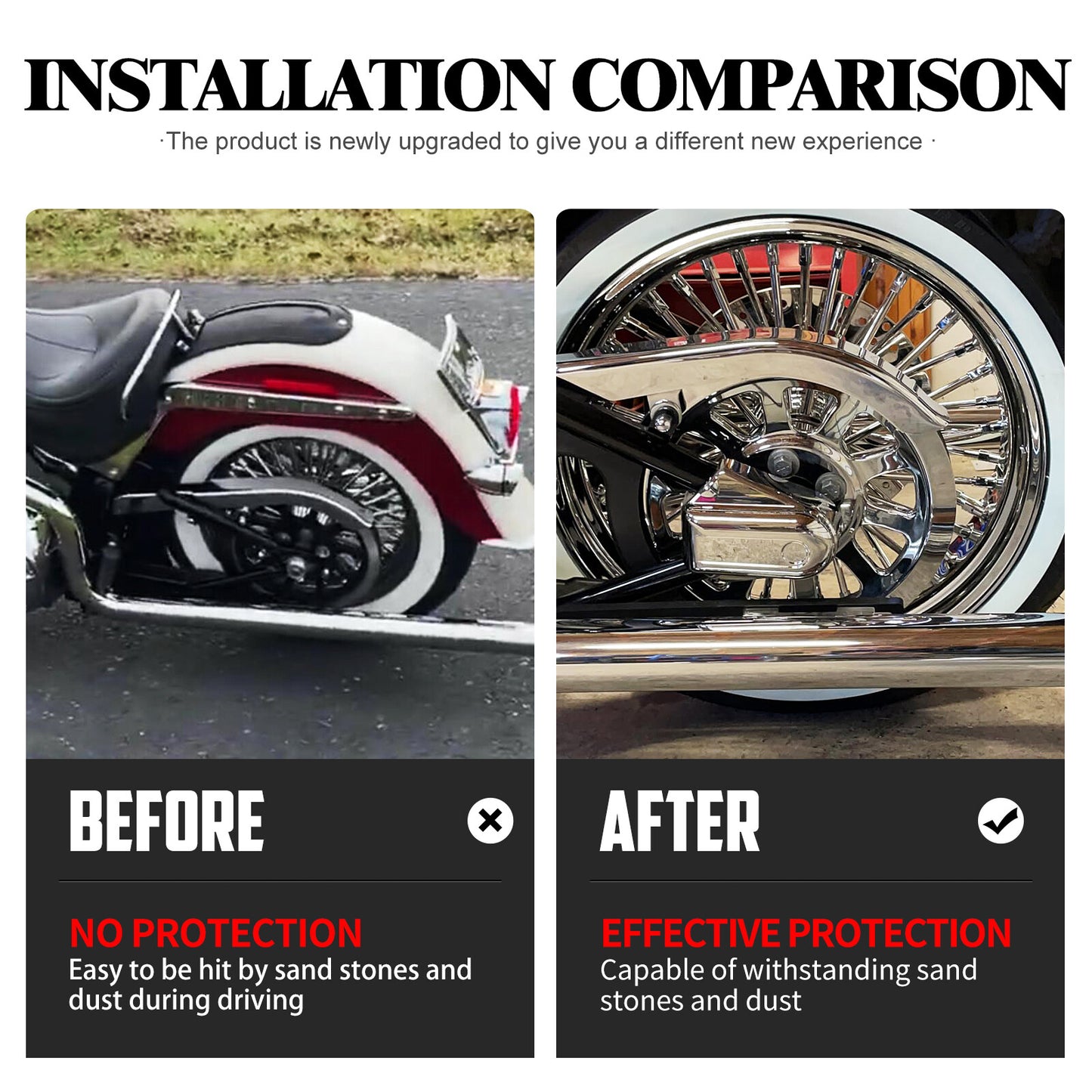 Chrome Bar Shield Rear Axle Covers Swingarm for Harley Softail Slim Deluxe 08-17