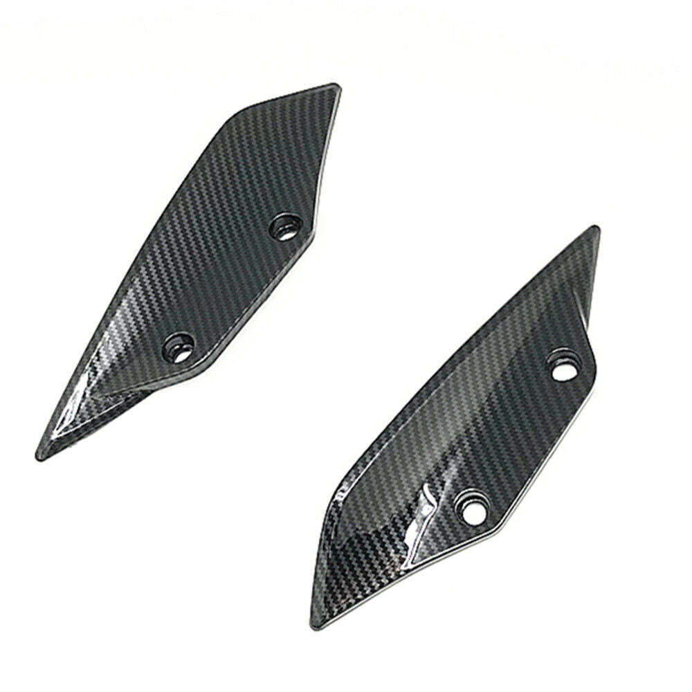 2x Side Winglet Wings Spoiler Fairing Cowl Carbon Fiber for BMW S1000RR 2015-18