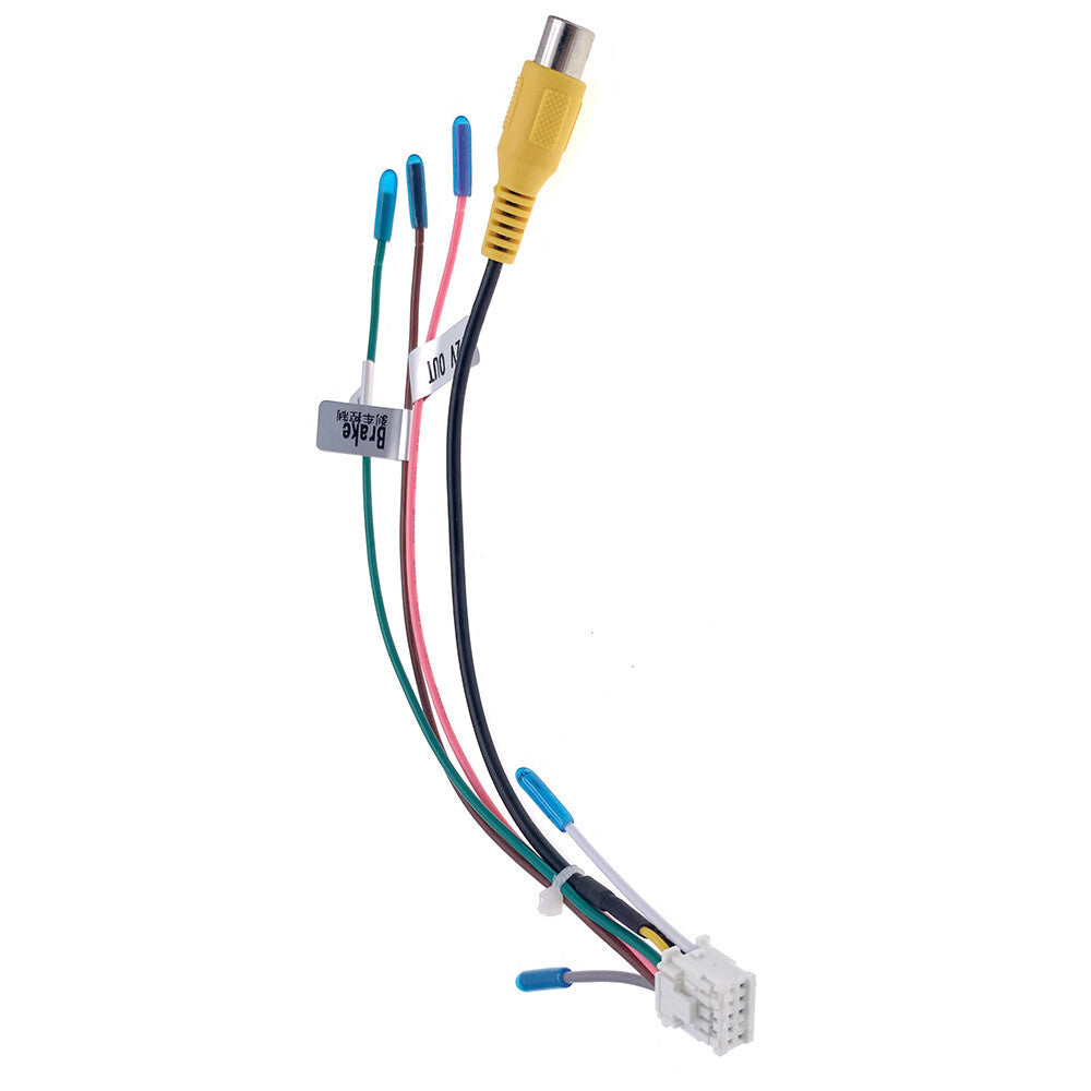 10 Pin Rear View Backup Camera Cable Adapter RCA For Android Car Stereo Radio US