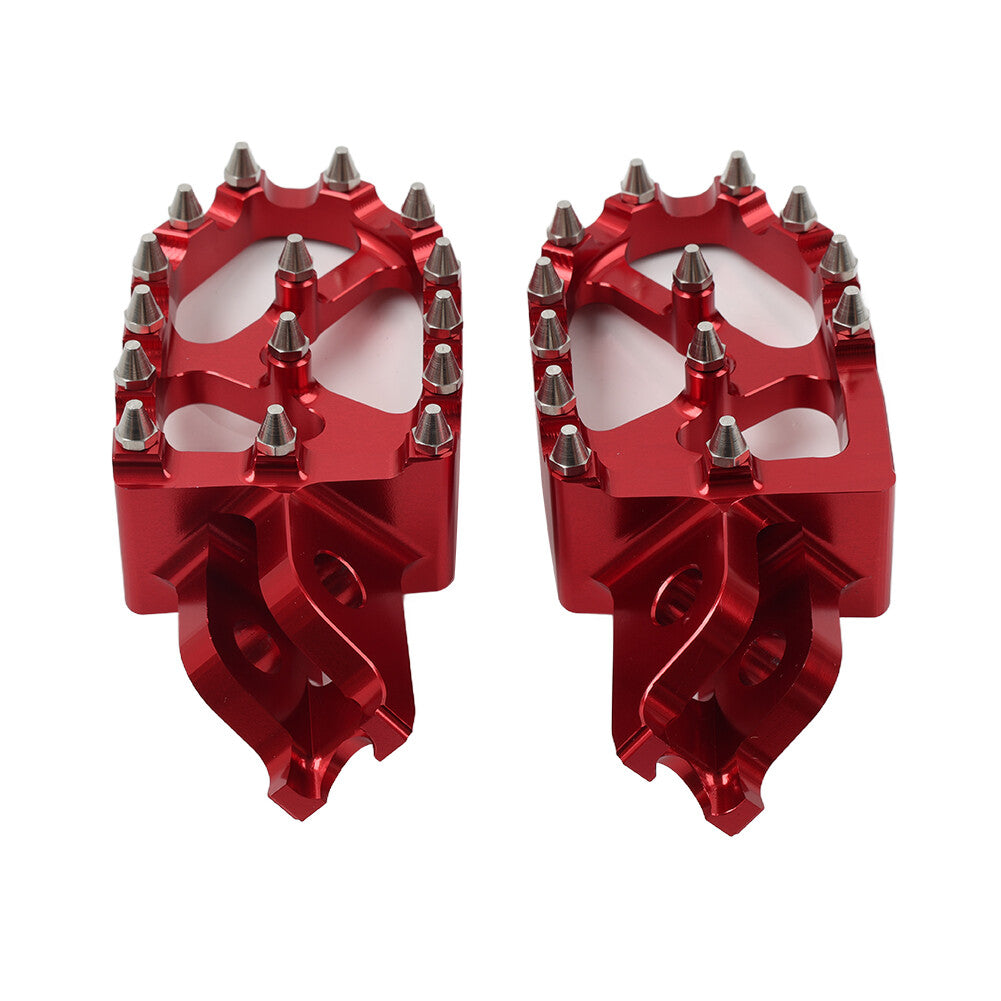Dirt Bike Footpegs Foot Pedals for Honda CR250 CRF250R for Kawasaki KX450 KX250
