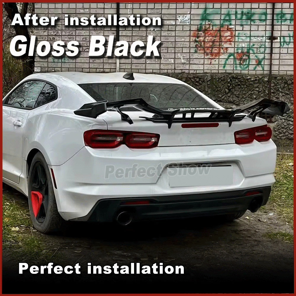 for Chevrolet Camaro Coupe 16-19 Gloss Black Rear Trunk Spoiler Racing Wing Lip