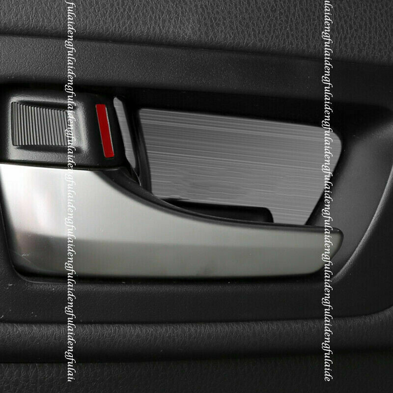for Toyota Highlander 2014-2019 Black Titanium Interior Door Bowl Cover Trim 4X