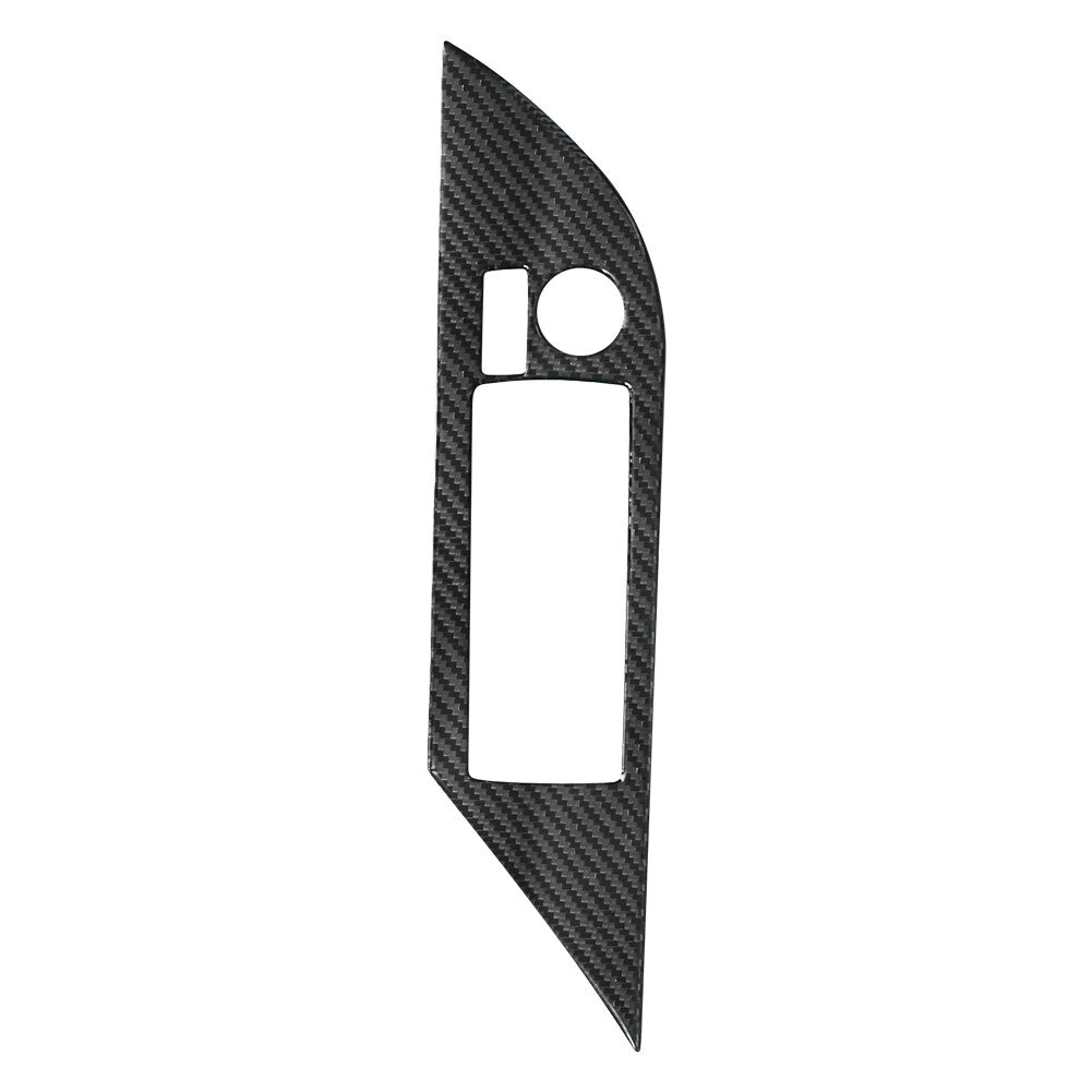 Carbon Fiber Interior Driver Side Door Control Cover Trim for Toyota Hilux