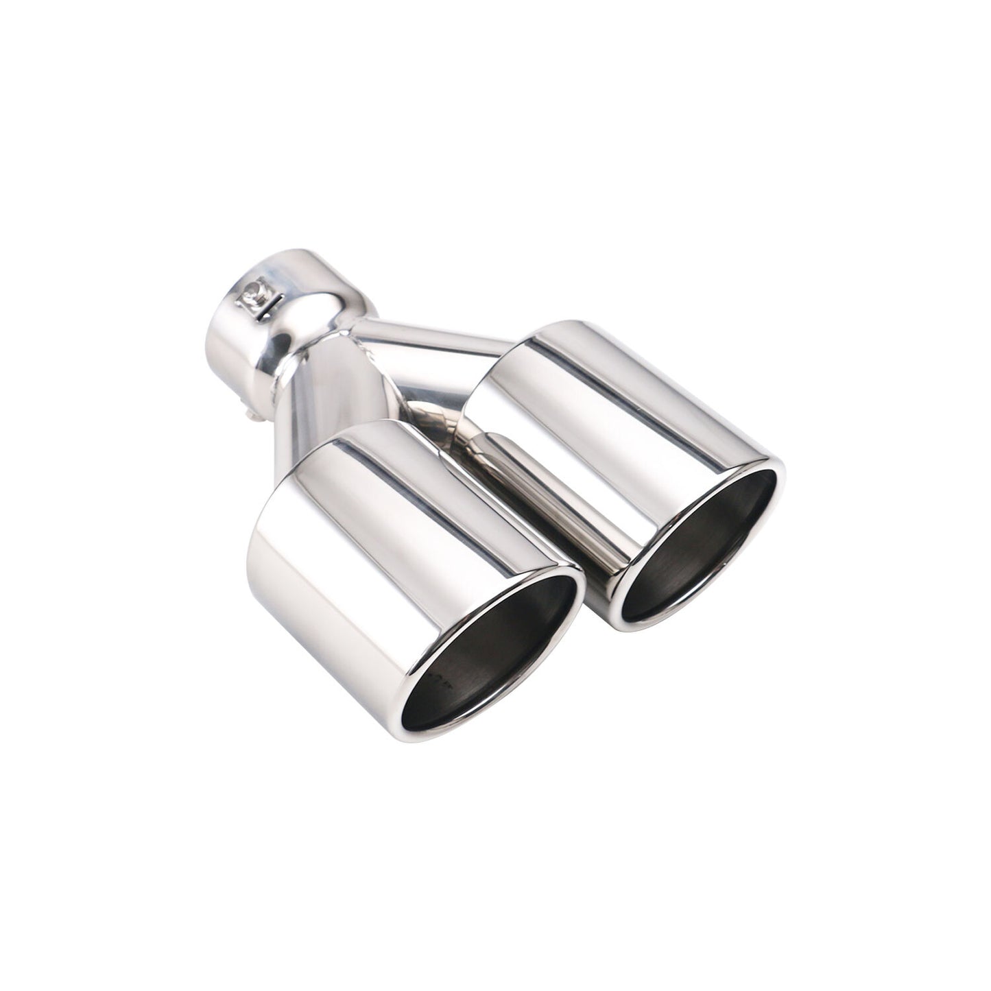 3'' ID 4''OD Universal Dual Exhaust Tip Edge Tips Double Wall Tip Sliver