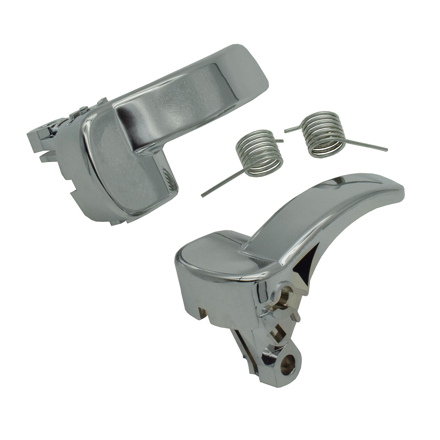 2PCS Inner Chrome Door Handle Left Right Side for Nissan Qashqai J10 2007-2013