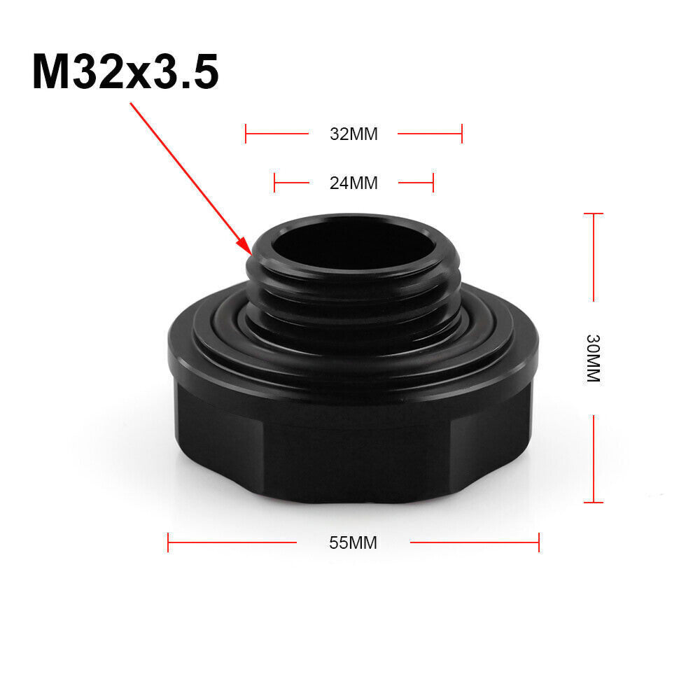 Black Oil Filler Cap Cover + Oil Dipstick for Honda for Civic Accura K20 K Series