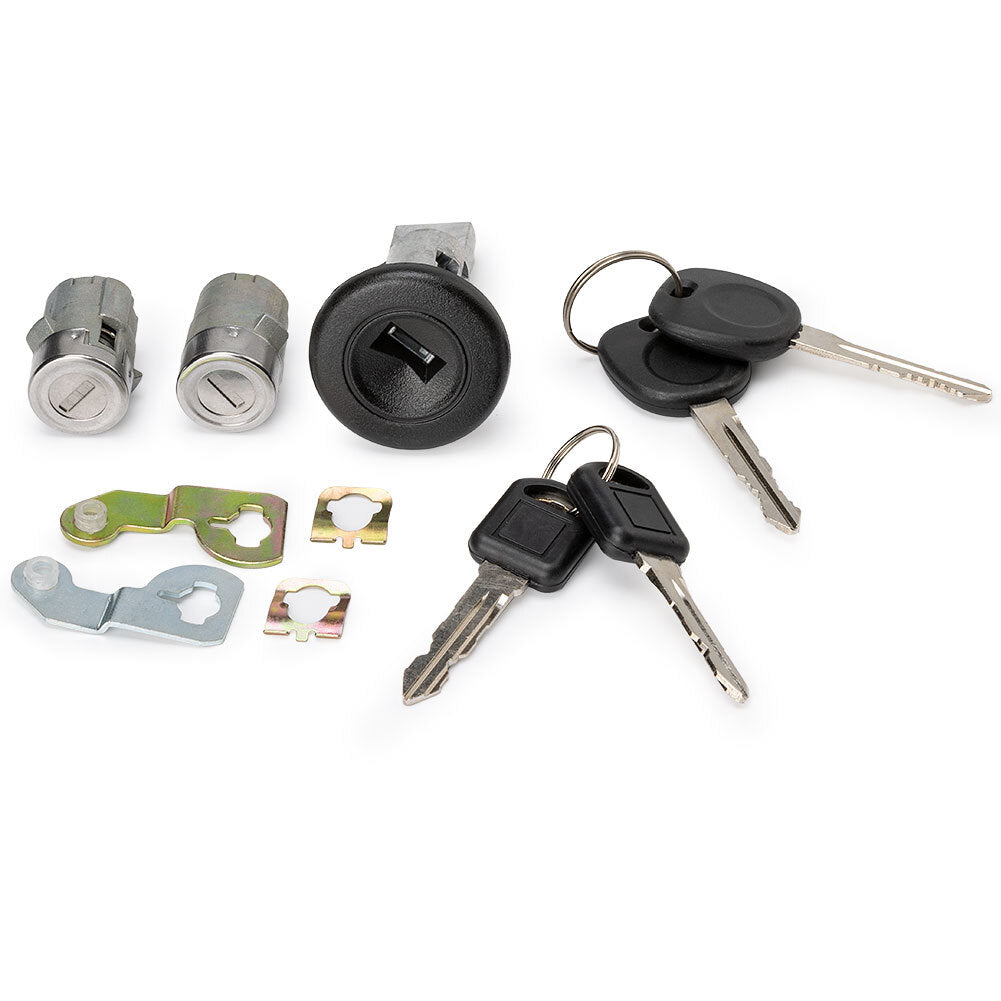 New Ignition Switch + Door Lock Cylinder SAME KEYS MATCHED 707835 for Chevy
