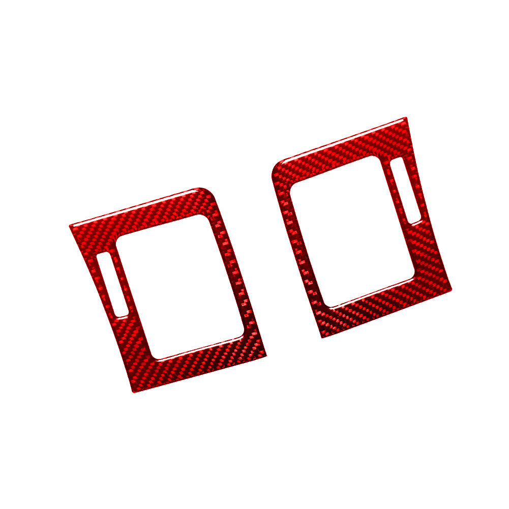 Red Carbon Fiber Side Air Vent Outlet Cover Trim for Lexus RX330 RX350 2004-2009