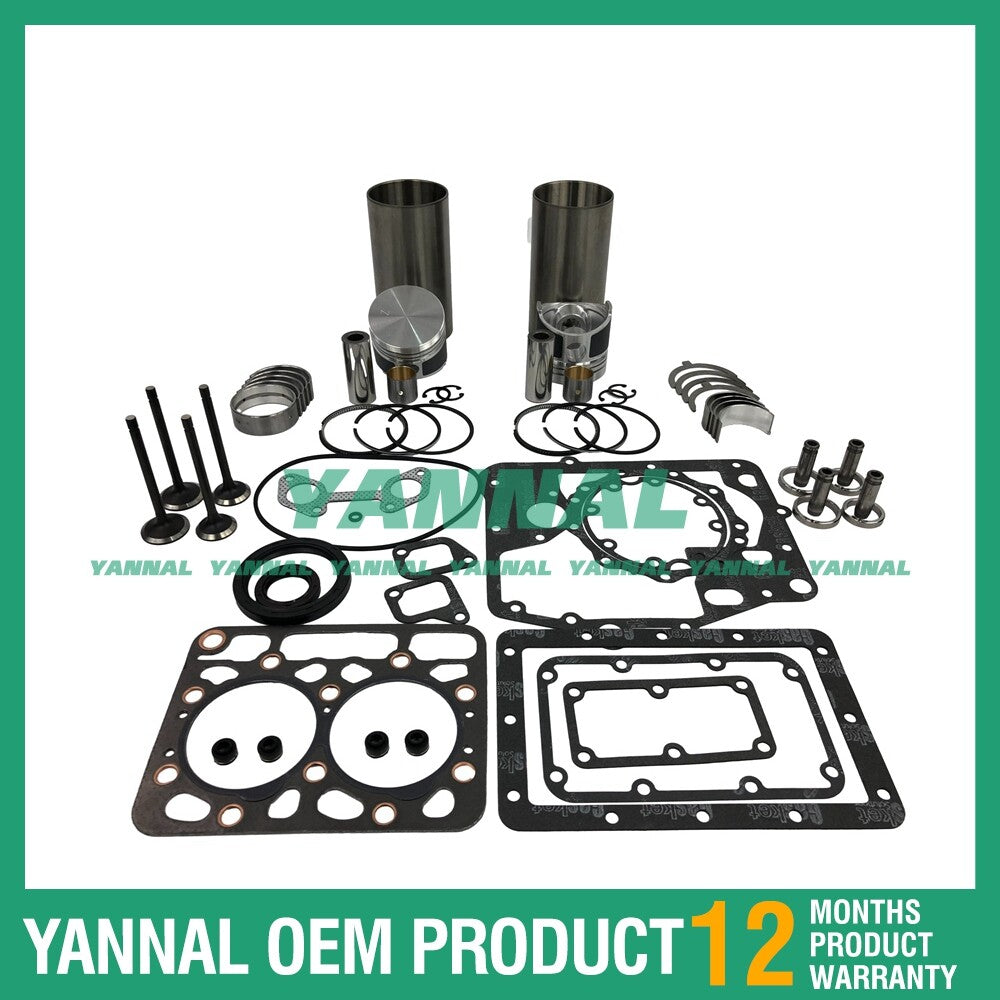 Suitable for Kubota ZB600 overhaul and rebuild kit with shims and bearings.