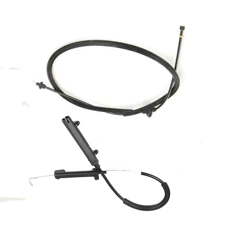 Rear+Front for Audi A4 A5 Hood Latch Release Cable Line Lock 8T1823535 8T1823531