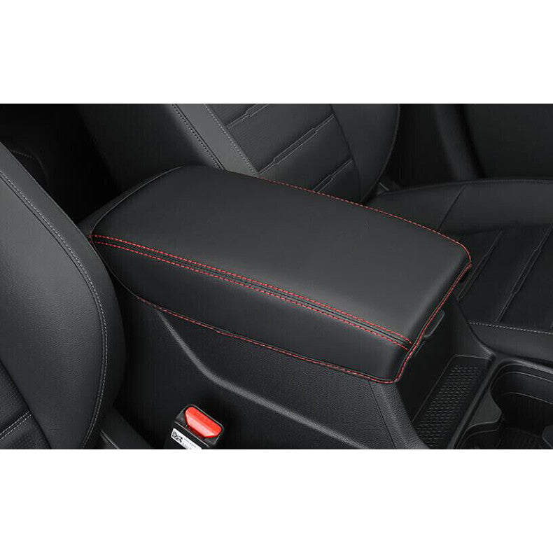 for Honda CR-V 2023-2024 Black Leather Central Console Armrest Box Trim Holster