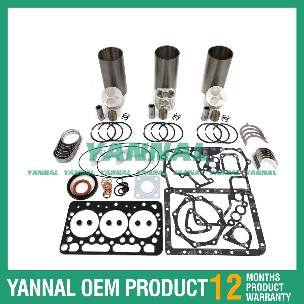 Engine overhaul and rebuild kit for Kubota D722 and Kubota BX1870 GB14 T655C tractors