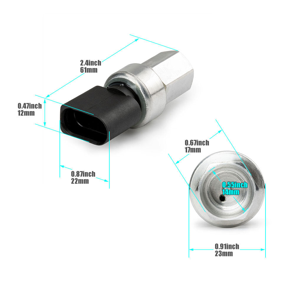 Air conditioning pressure sensor switch control 1K0959126E suitable for Volkswagen for Golf and for Audi .