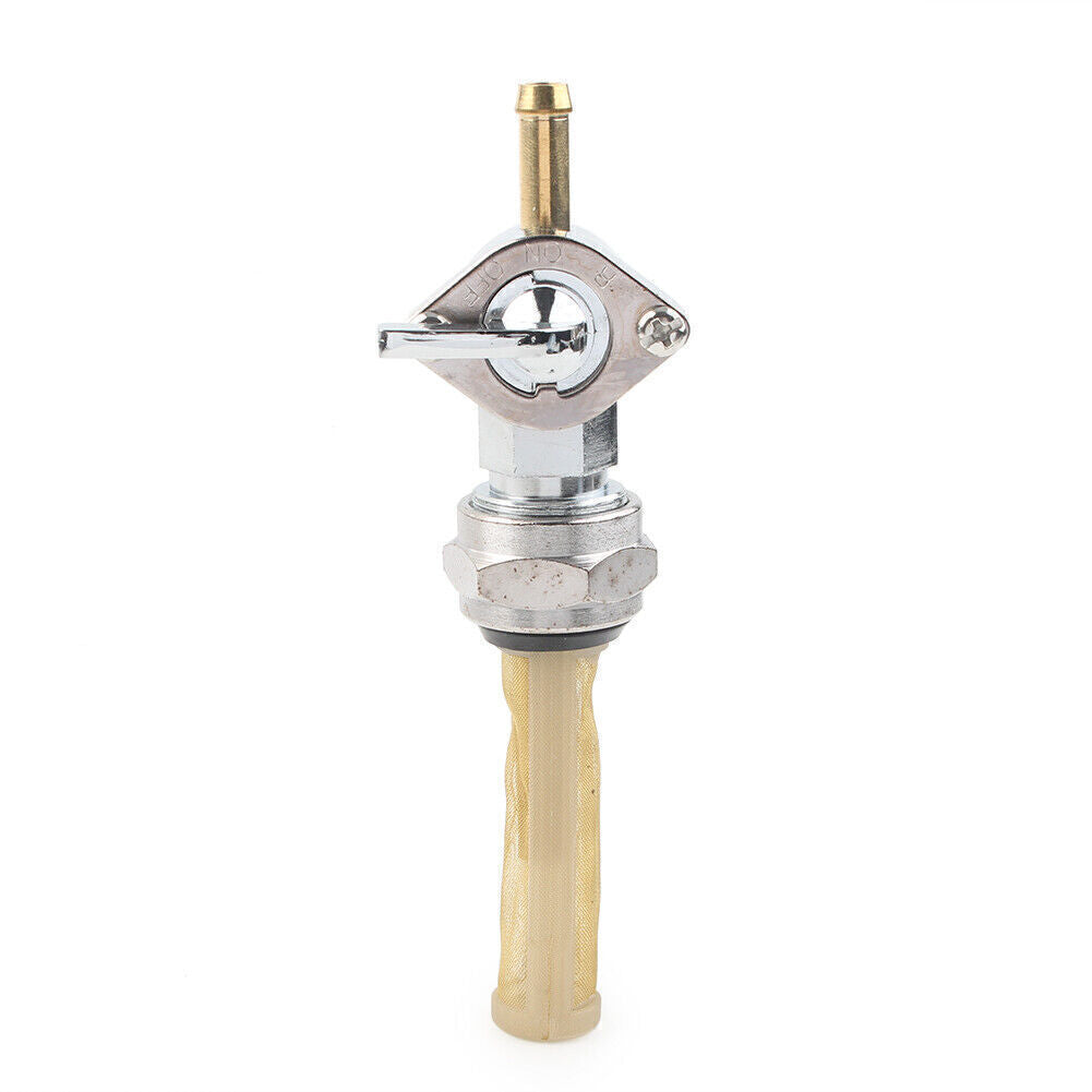 Fuel Valve Petcock Straight Fit for Harley Sportster Big Twin 1975-Up 13/16 Bung