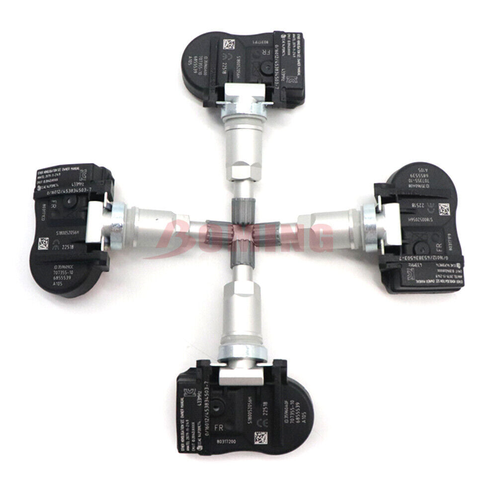 4x TPMS Tire Pressure Monitor Sensor 6855539 TPM222 for BMW F20 3ER F30 4ER X5
