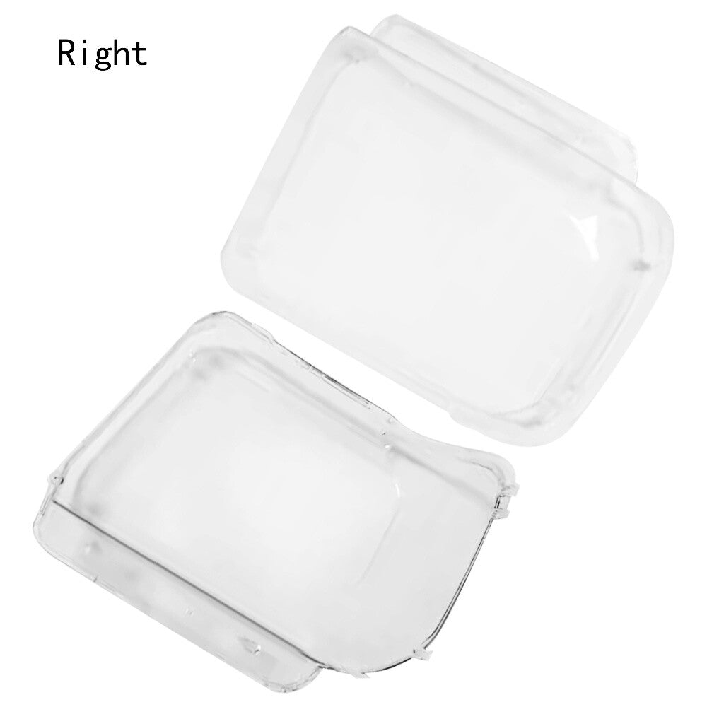 2x LH RH Headlight Lens Cover no Glue Fit for Sierra 1500 2500 3500 14-18