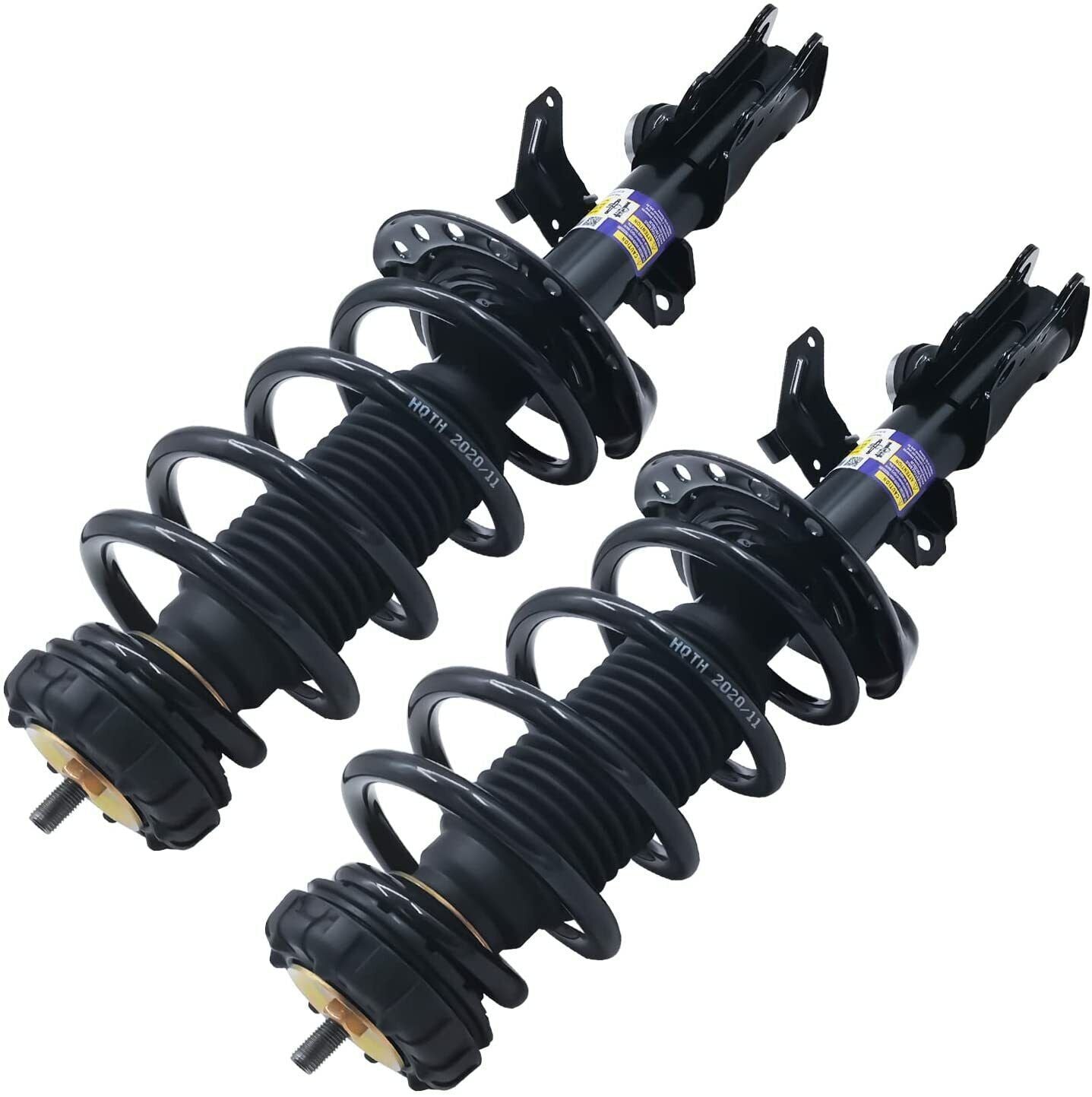 A pair of front shock absorber struts for the all-new for Cadillac SRX 2010-16 20834663 Electric