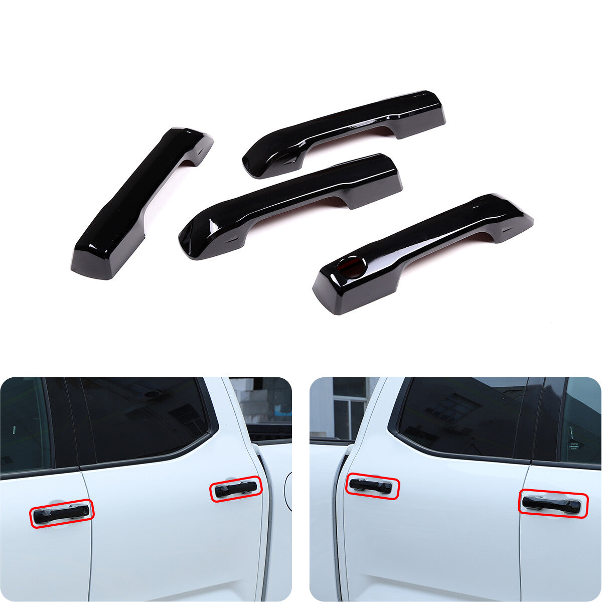ABS smooth Ballk window lifter button decorative cover for Corvette C6 2005-2013
