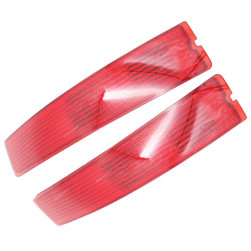 2x Red For 2007-14 for Volvo XC90 Rear Bumper Trim Reflector Lamp Light LeftRight