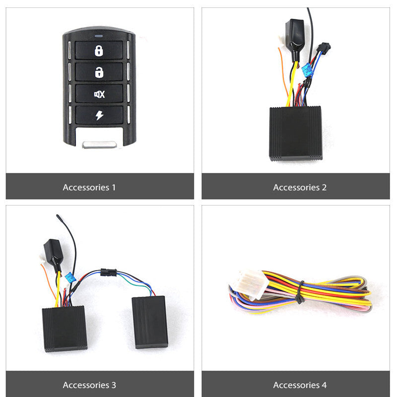 Waterproof Motorcycle GPS Tracking Alarm Keyless Phone APP Engine Start Remote