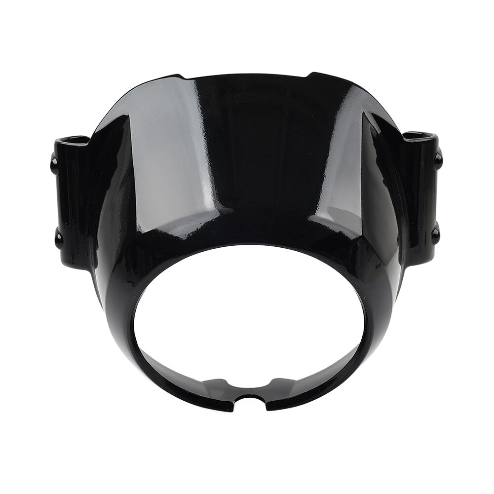 Windshield Headlight Bezel Upper Fairing Glossy Black For Indian Scout 2015-2023