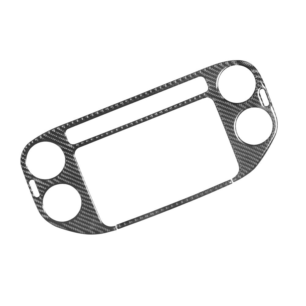 Carbon Fiber Middle Vent Outer Trim Panel for Volkswagen for Tiguan 2013-17
