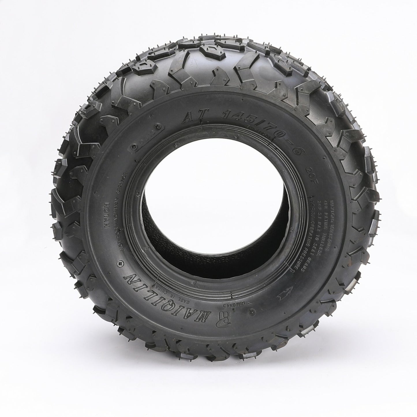 2-pack of 145x70-6 tires, tubeless 145/70-6 tires suitable for all-terrain vehicles, go-karts, four-wheeled bicycles, and coolers.