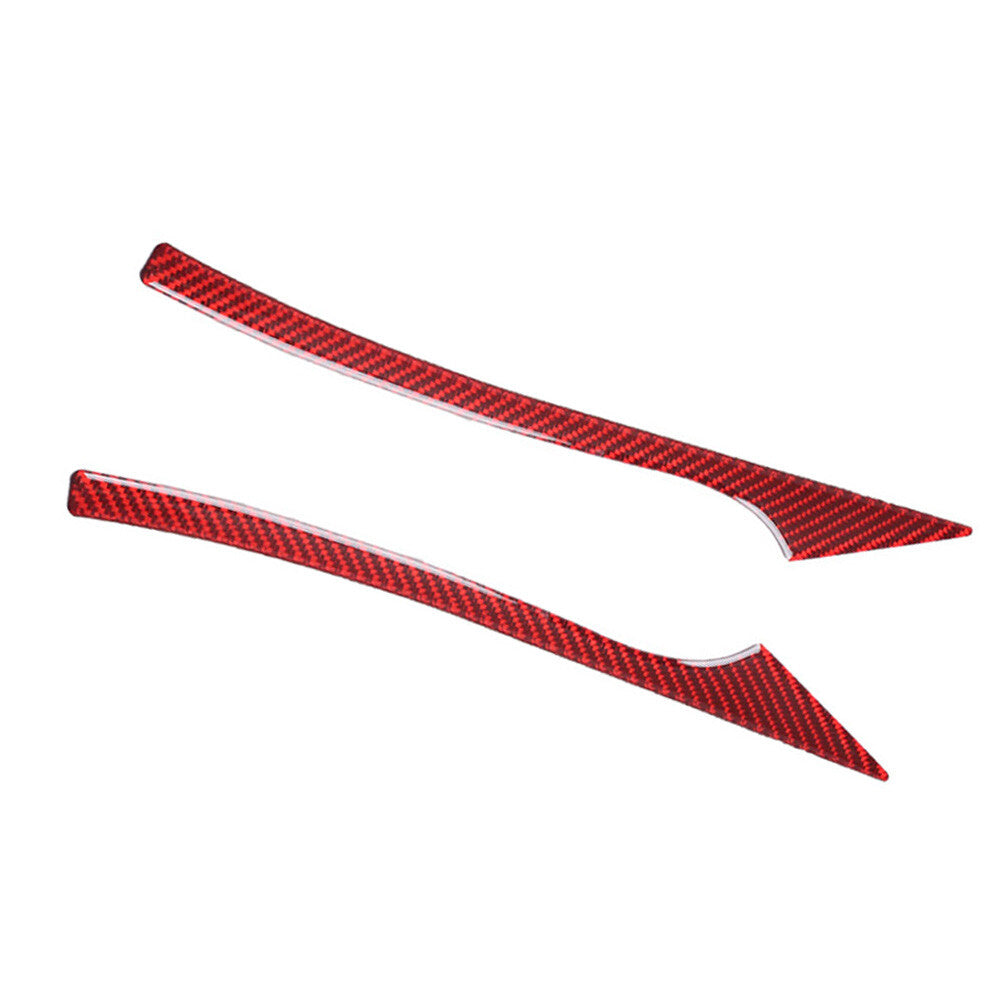 Red for BMW F10 E60 Carbon Fiber Rearview Mirror Anticollision Protector Trim