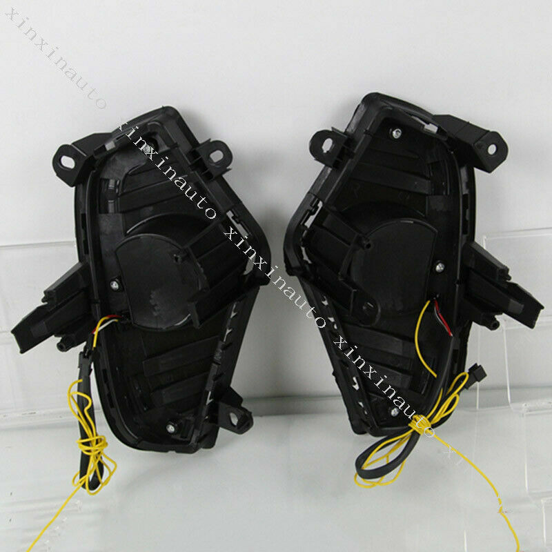 LED Daytime Running Light for Toyota RAV4 2019-2022 Fog Lamp DRL w/ Turn Signal