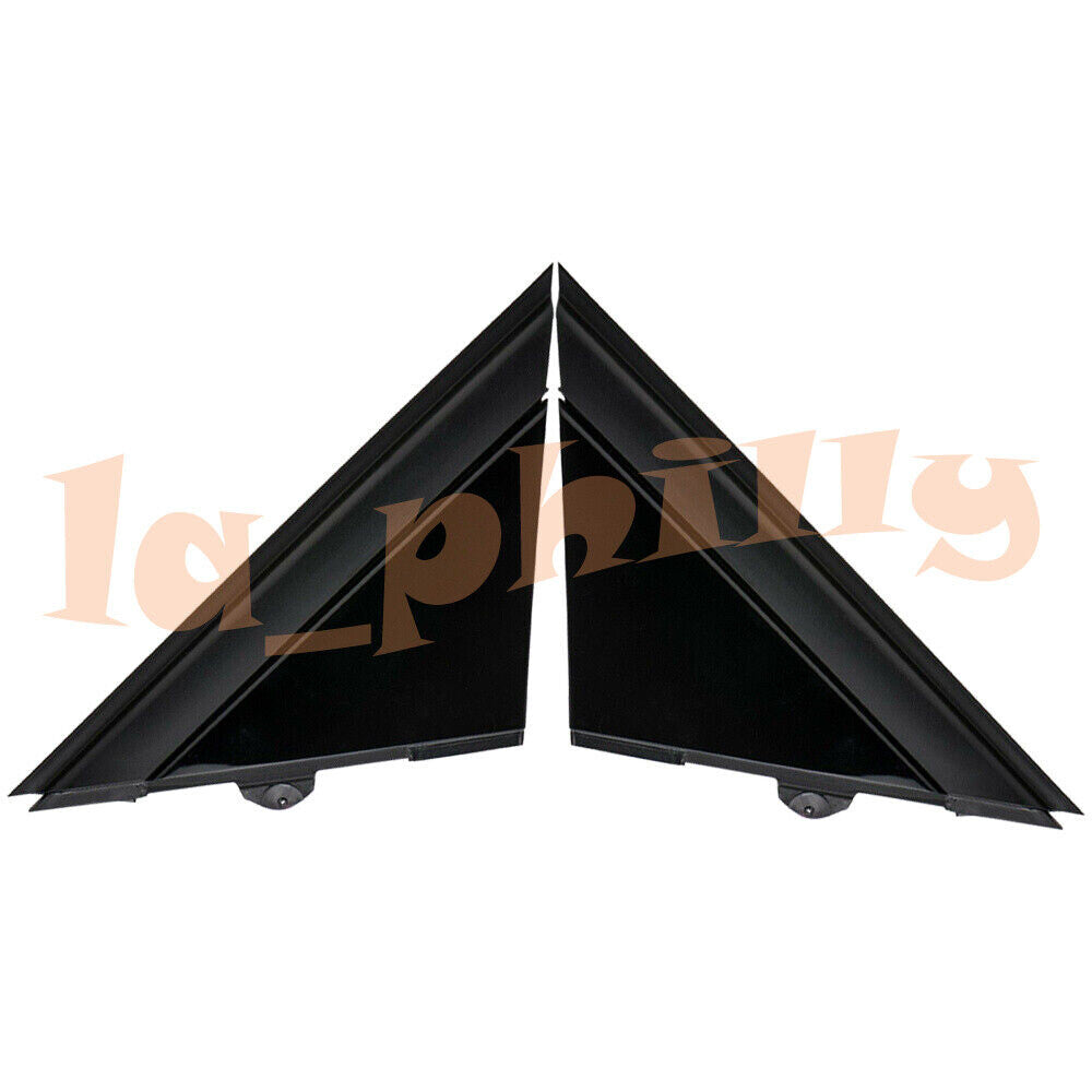 Pair Rear Left Right View Miror Triangle Plate Trim For 2012-2019 for FIAT 500