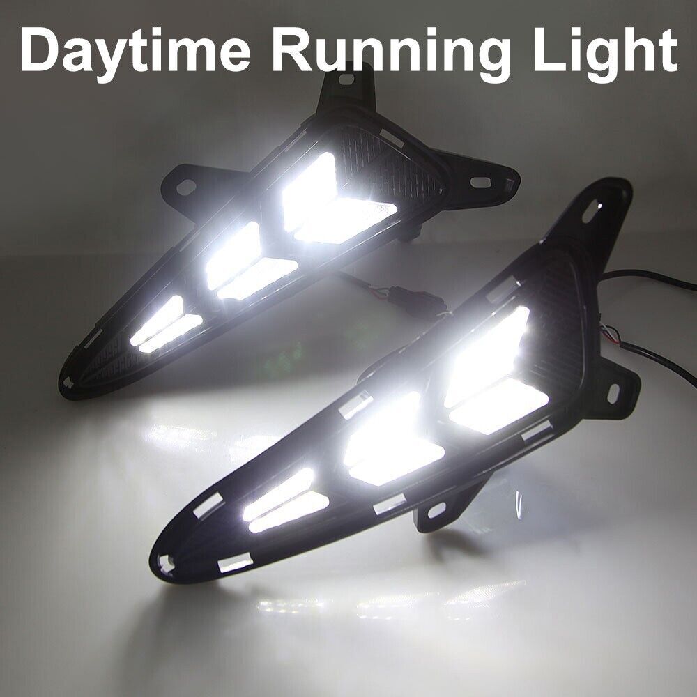 LED DayTime Running Light Driving Fog Lamp 3 Color DRL For 16-19 for Toyota CHR C-HR