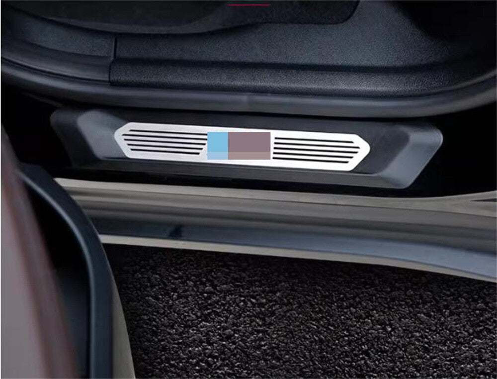 Fit for BMW X3 G01 X4 G02 2018-2022 Rear Door Sill Scuff Guard Plate Panel Cover