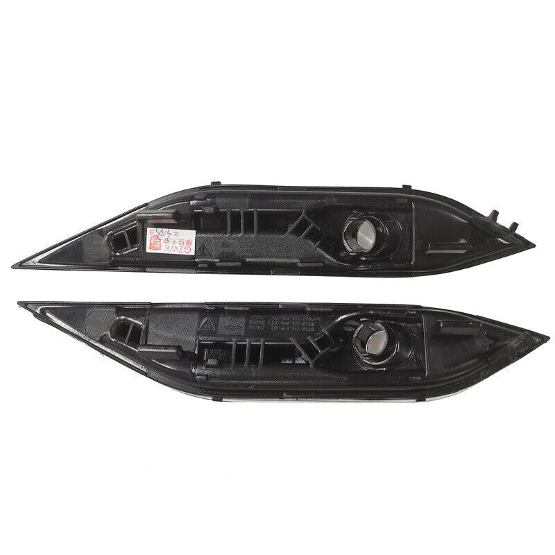 A pair of transparent indicator light side marker lights for Porsche for Cayenne 2011-2014.
