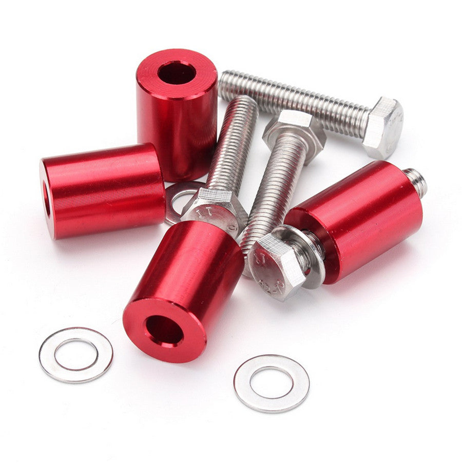 1 Billet Hood Vent Spacer Spacers Kits Red For 8Mm Turbo Engine All M?Otor Swap