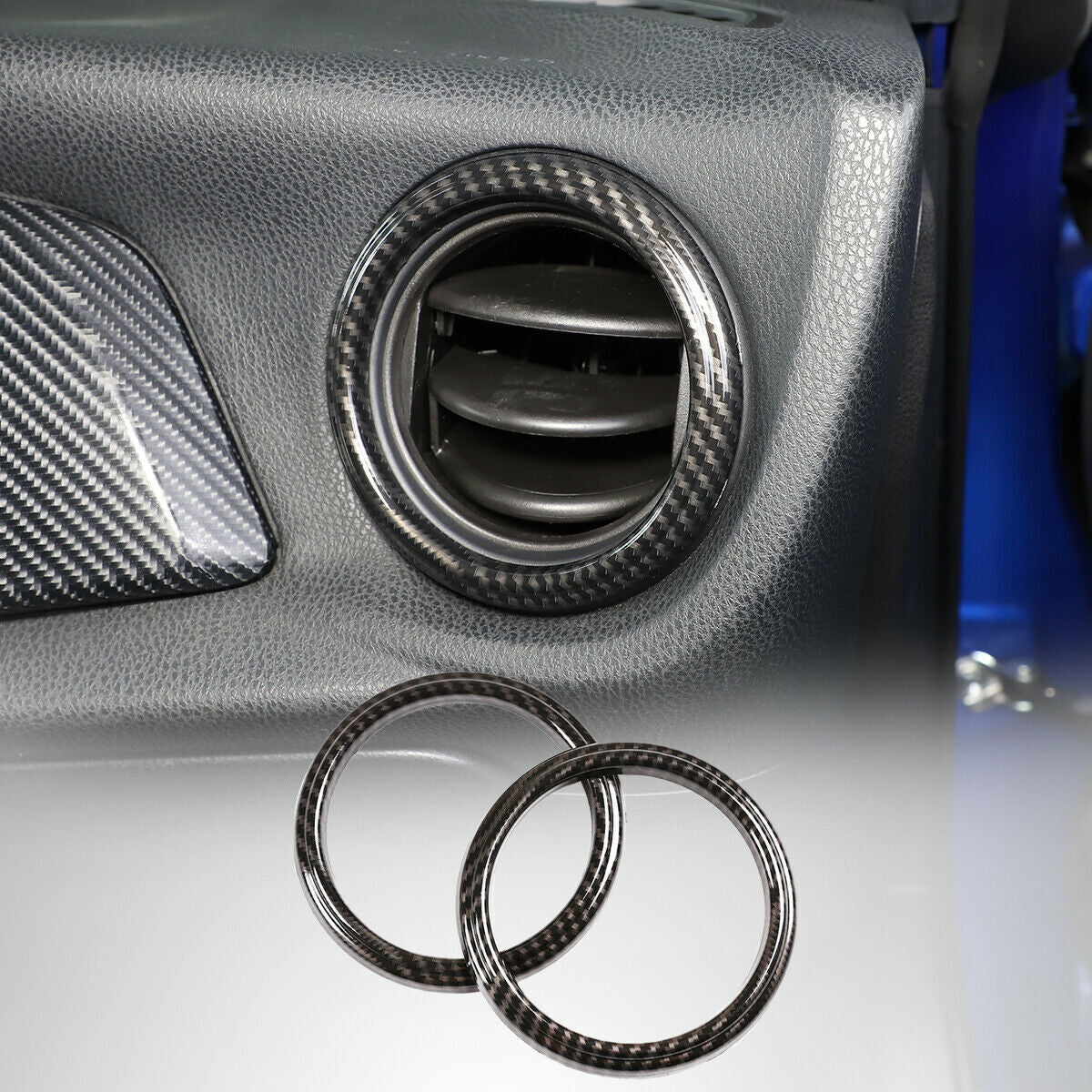 ABS Carbon Fiber Inner Side Air Vent Outlet Frame Trim for Toyota 86/ for Subaru BRZ