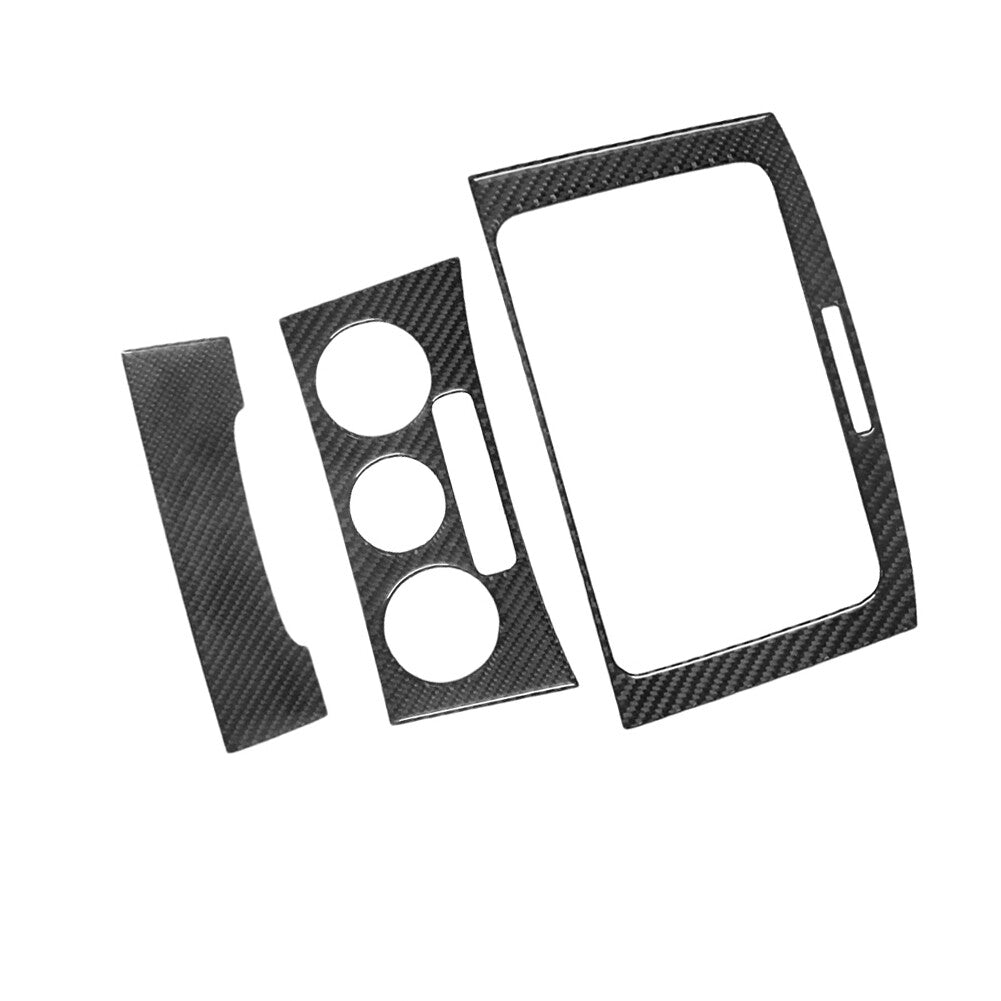 Carbon Fiber Center Console Control Cover Trim for Volkswagen for Passat 2006-2011