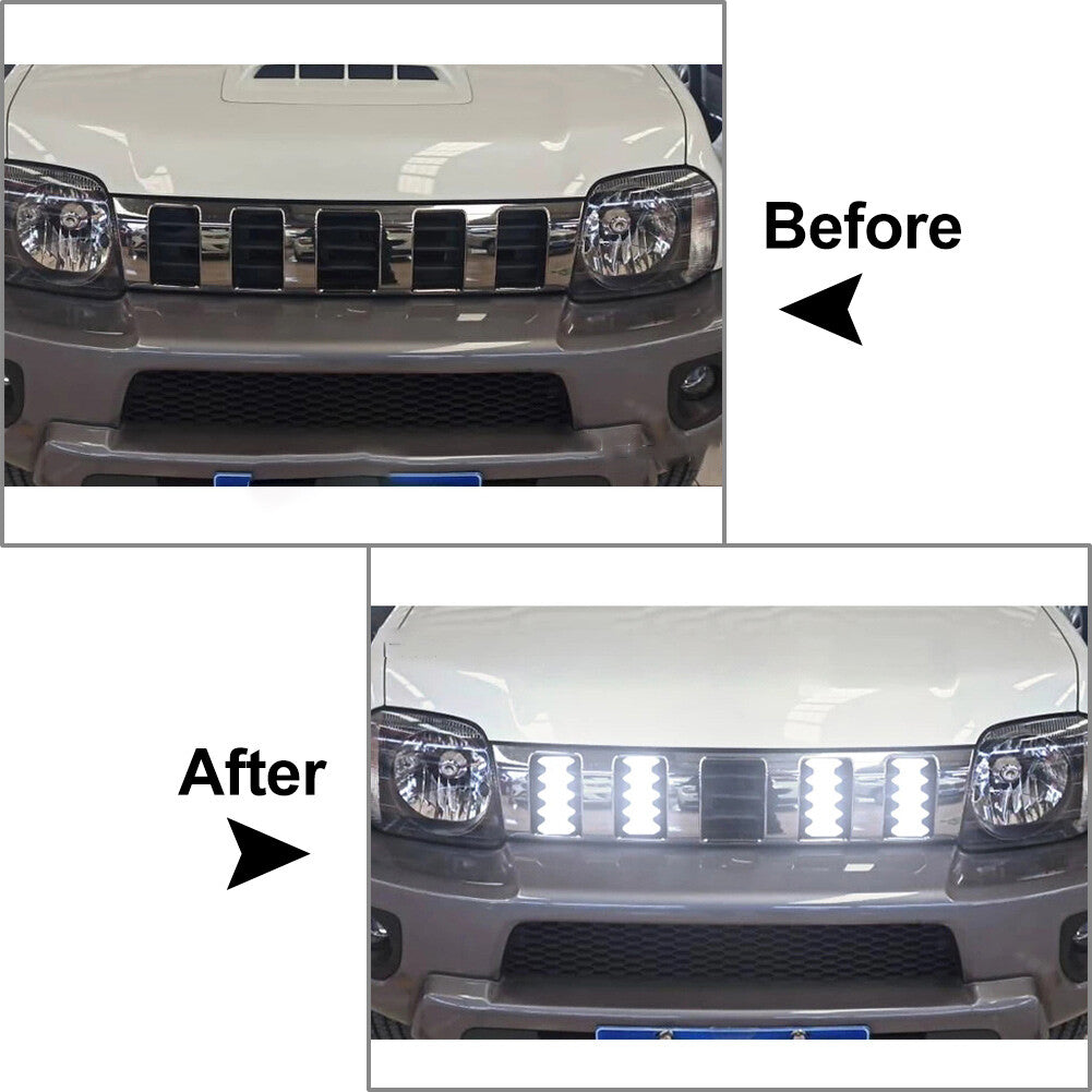 Daytime Running Light DRL Front Grille Lights Kit for Suzuki for Jimny 2019-2021
