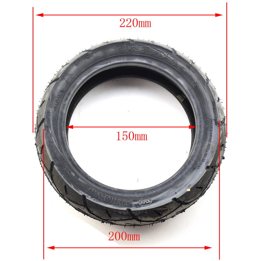 9x3.00-6 Vacuum Wear-resistant Tyre Motorcycle Electric Scooter Modified Tires