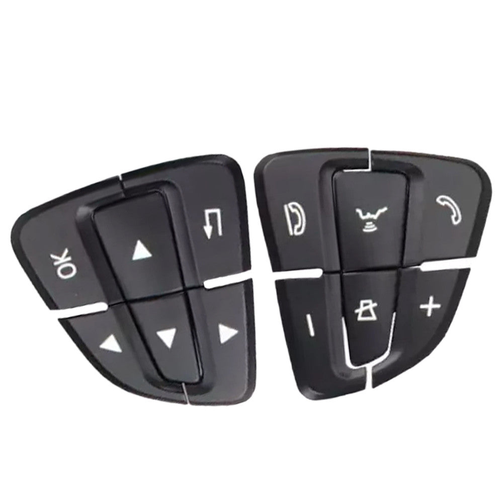 Pair For A B M GL SL CLA CLS GLE GLS SLC SLK Steering Wheel Multi Switch Cover