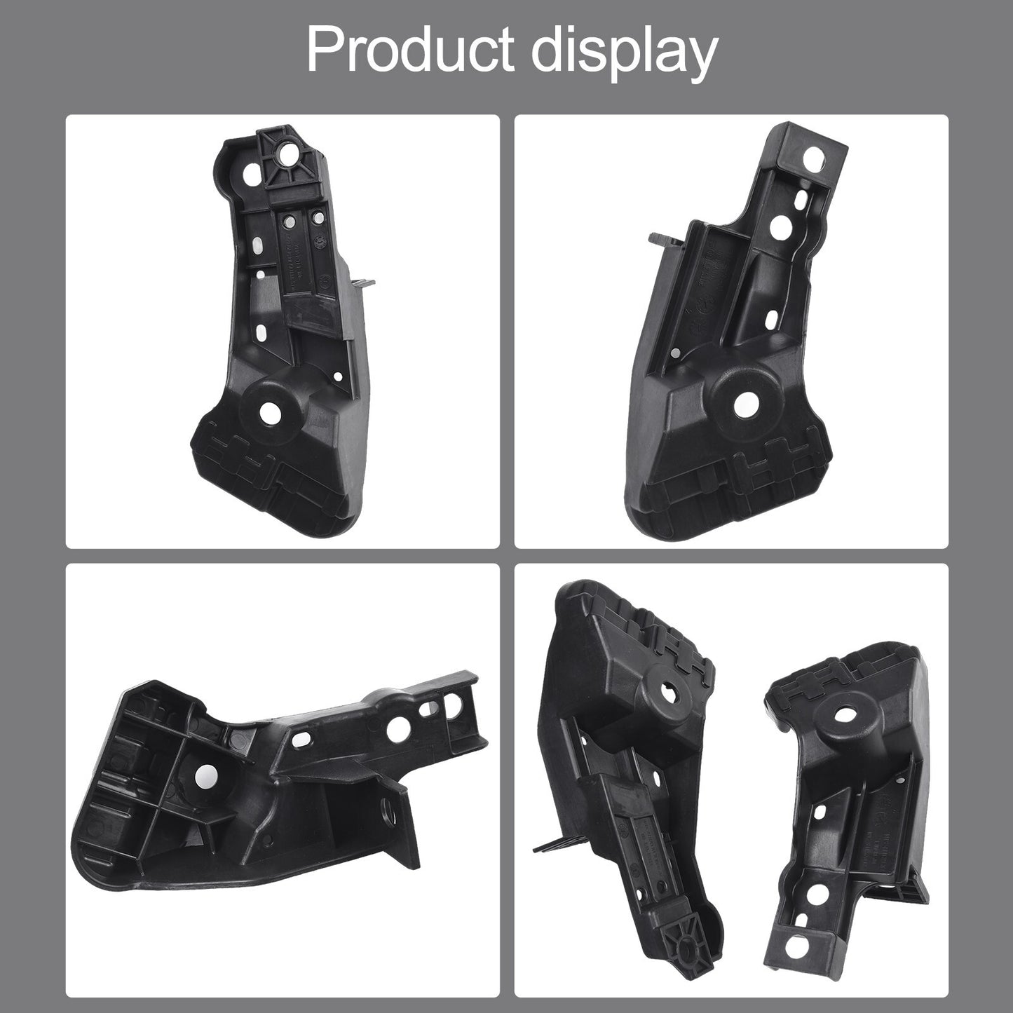Pair Front Grille Upper Side Brackets for Hrv 2016-2020 Replacement